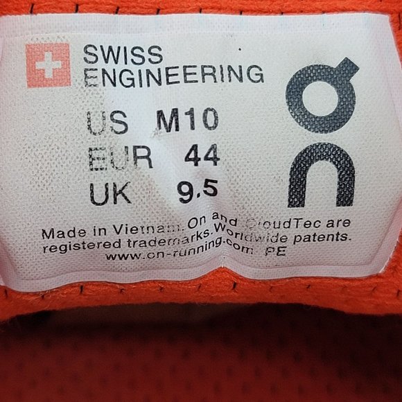 ON Cloudflyer Men's Athletic Running Shoe Low Top Glacier Spice US Size 10M - Picture 8 of 8